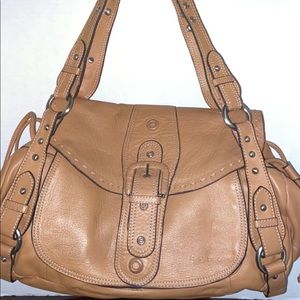 Tan leather Hype bag